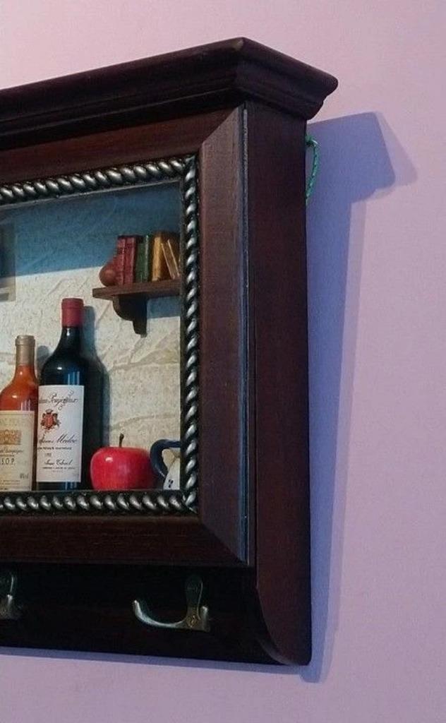 Vitrine diorama vintage Porte serviettes, Antiquités & Art, Enlèvement ou Envoi
