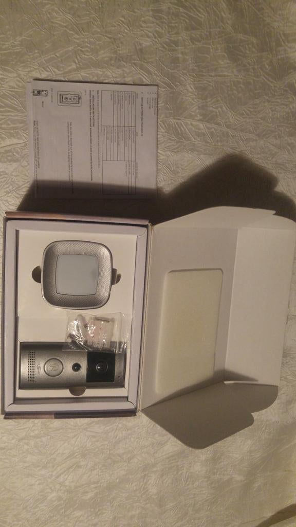 Set sonnette vidéo caméra receiver doorbell dourbel mrsafe, Enlèvement ou Envoi, Comme neuf