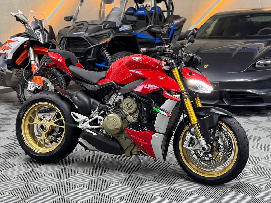 DUCATI STEETFIGHTER V4S * GARANTIE * 2020 * 8.800 km, Motos, Motos | Ducati, Entreprise, Sport, plus de 35 kW, 4 cylindres, Permis Moto A