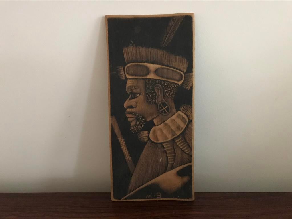 Houten lijst kader plank Afrikaans, Ophalen of Verzenden