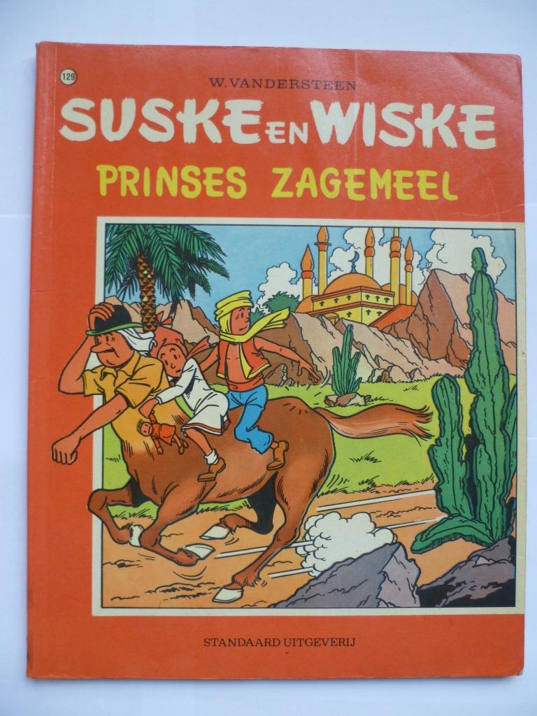 S&W 1E DRUK NR:129"PRINSES ZAGEMEEL"UIT 1972, Gelezen, Willy Vandersteen, Eén stripboek, Ophalen of Verzenden