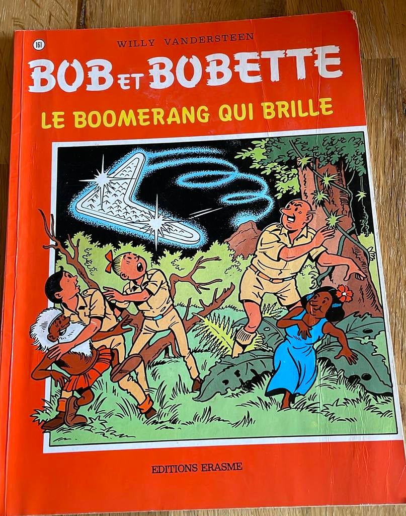 Bob et Bobette, 161. Le boomerang qui brille., Enlèvement ou Envoi, Utilisé
