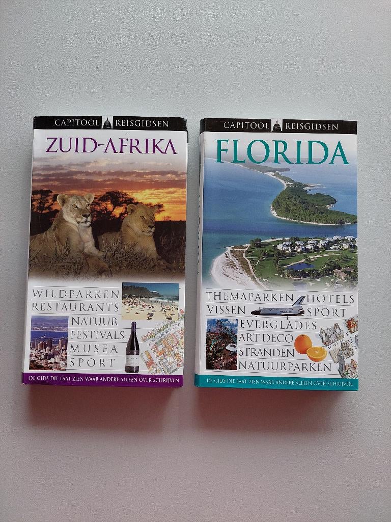 2 Capitool reisgidsen Florida en Zuid-Afrika, Gelezen, Afrika, Capitool, Ophalen of Verzenden