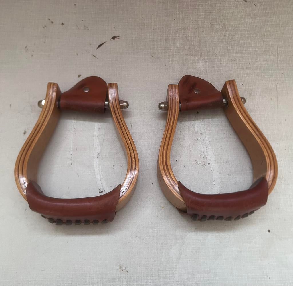 Westwood houten western stijgbeugels, Enlèvement ou Envoi, Comme neuf, Western
