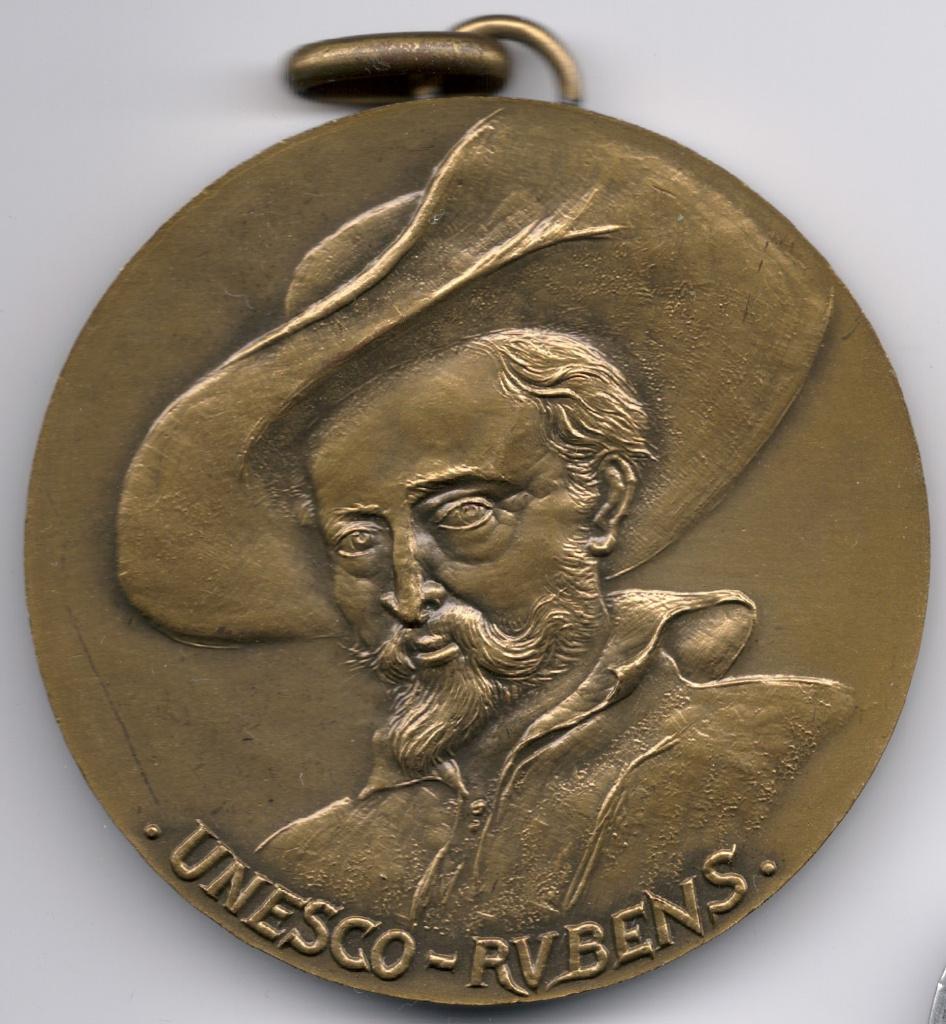Belgique: Médaille Peter Paul Rubens 1977(UNESCO): Graveur S, Enlèvement ou Envoi, Bronze