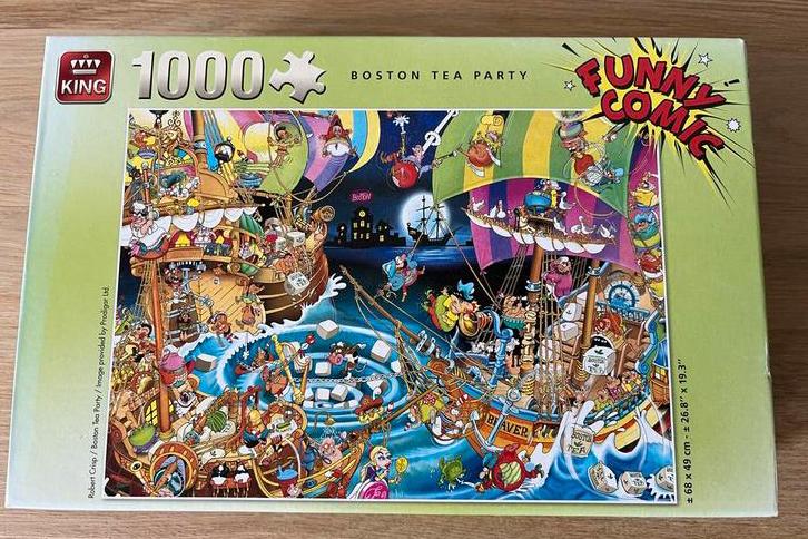 Puzzel King 1000 stukjes, Ophalen of Verzenden, 500 t/m 1500 stukjes, Gebruikt, Legpuzzel