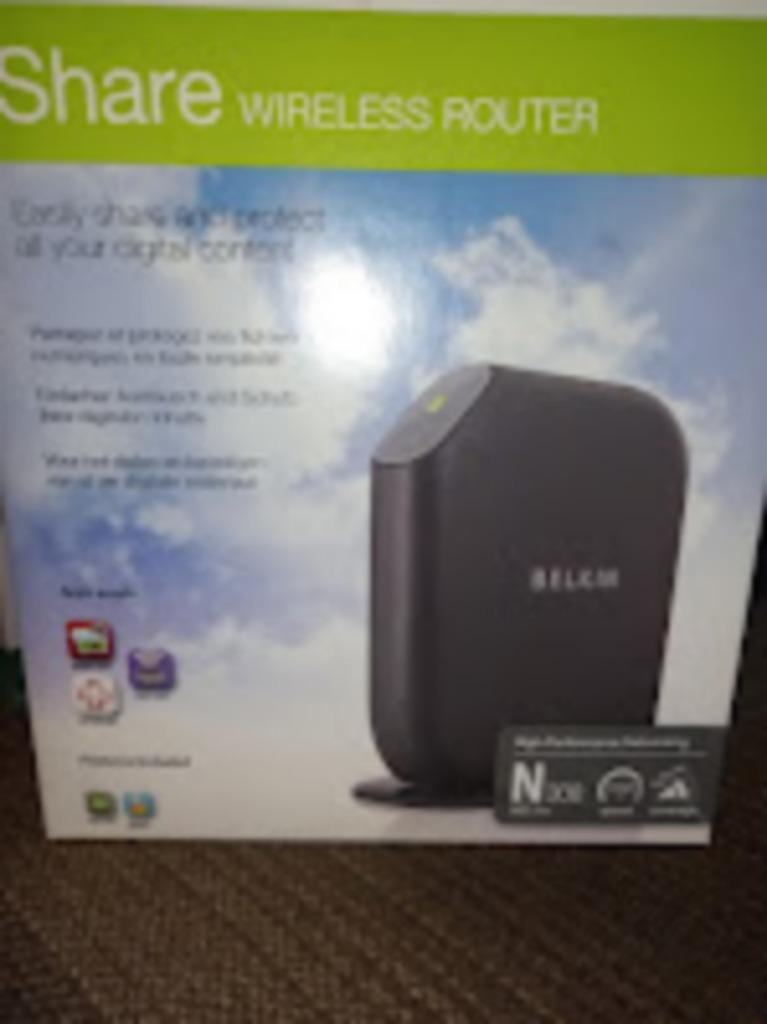 Wireless router, Enlèvement ou Envoi, Neuf, Routeur, Belkin