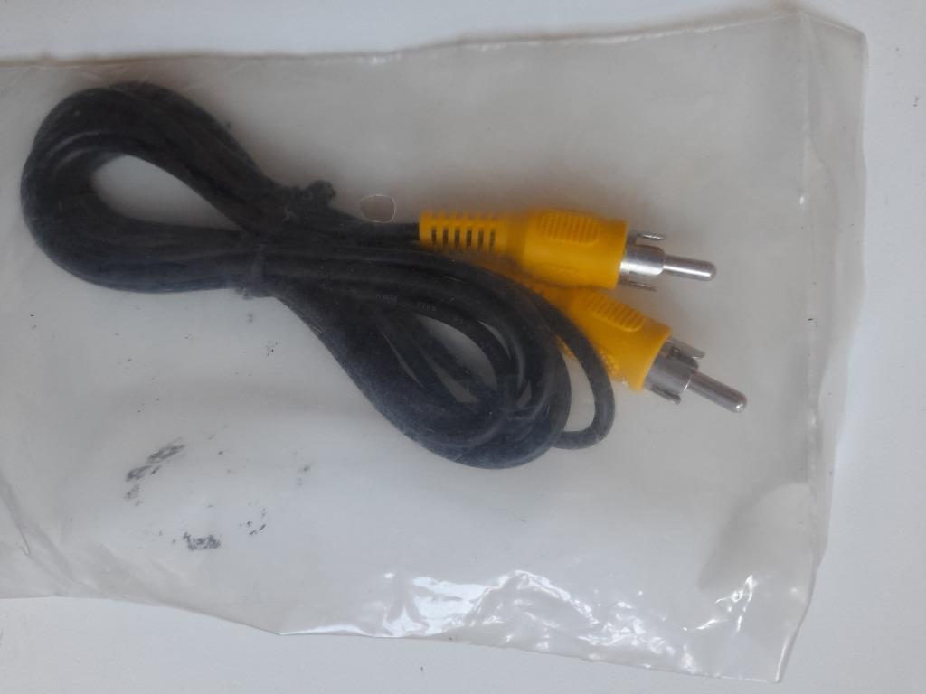 Audiokabel voor PC/HiFi, van RCA male naar RCA male, NIEUW, Ophalen of Verzenden, Nieuw, Minder dan 2 meter, Luidsprekerkabel