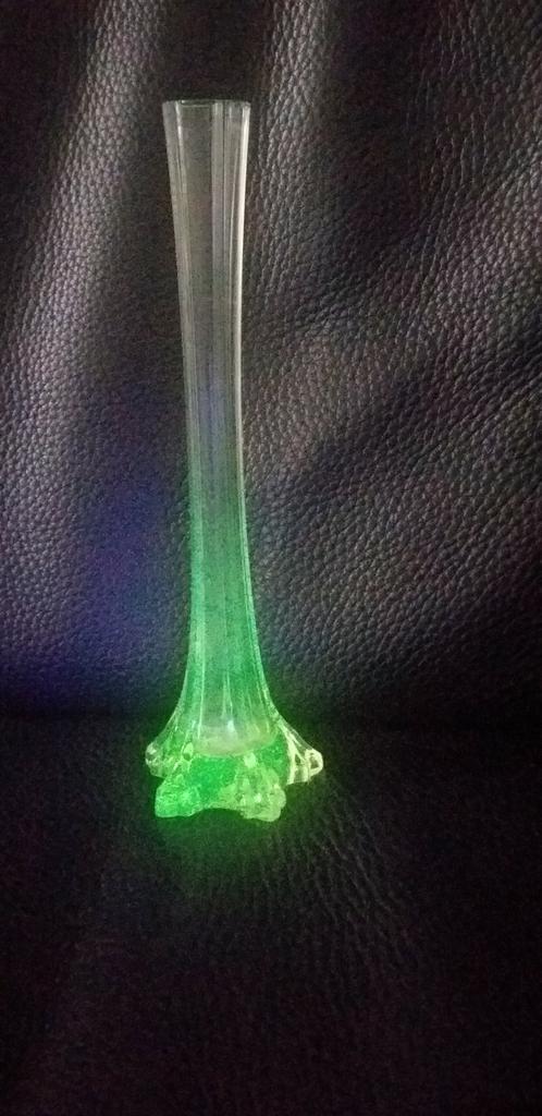 Vase en verre Vtg.Uranium., Enlèvement ou Envoi