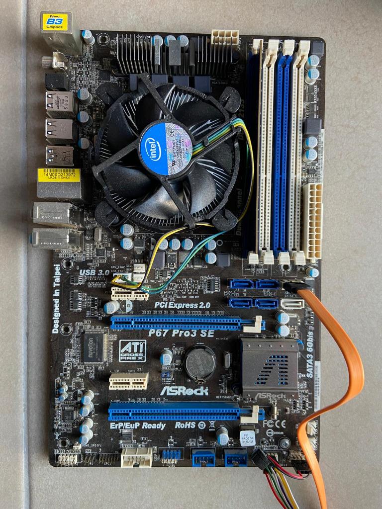 Carte mère Asrock P67 Pro3 SE, Informatique & Logiciels, Enlèvement ou Envoi, Utilisé, Intel, DDR3
