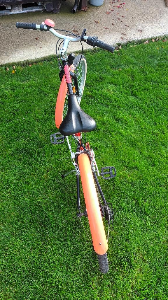 Vélo enfant Rverside 500 24pouces Noir/Corail, 45 à 49 cm, Femmes, Enlèvement, Utilisé