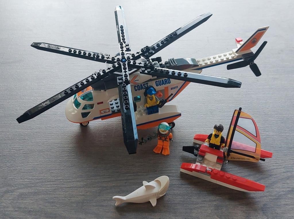 Lego City 60013 kustwachthelicopter, Kinderen en Baby's, Speelgoed | Duplo en Lego, Ophalen, Zo goed als nieuw, Lego