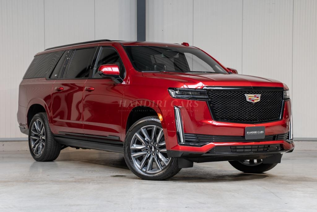 Cadillac Escalade ESV Sport Platinum LICHTE VRACHT 4 PLAATS, Auto's, Escalade, 7 zetels, Leder, Bedrijf