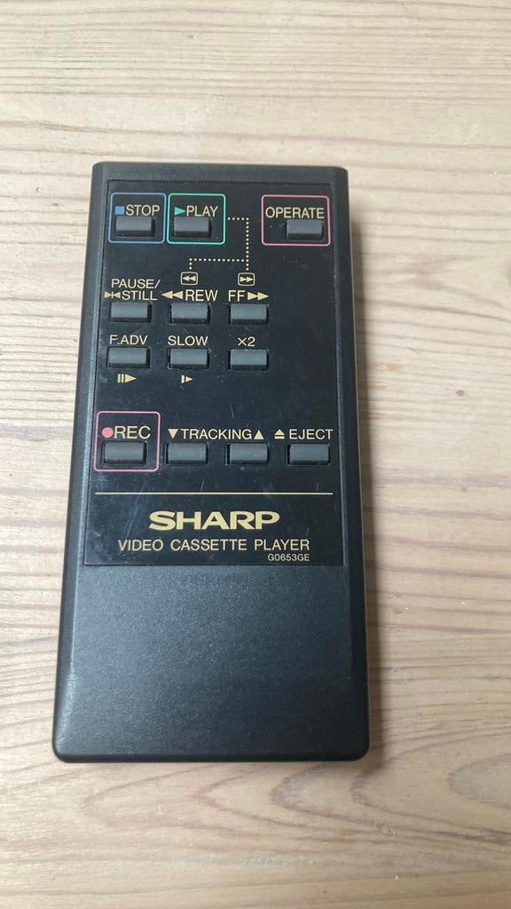 Lecteur de cassettes vidéo télécommandé, Enlèvement, Utilisé