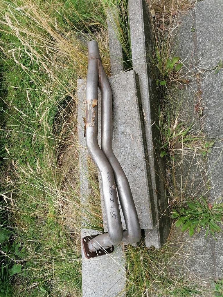 Volkswagen golf 1 gti voorste uitlaat inox, Ophalen of Verzenden, Nieuw, Volkswagen