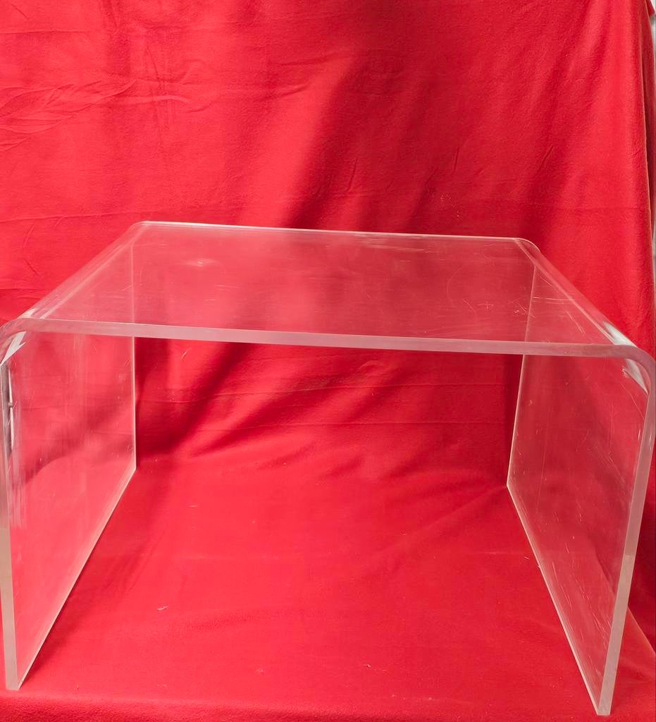 Mid century   retro 60/70 S  plexiglas tafeltje, Ophalen