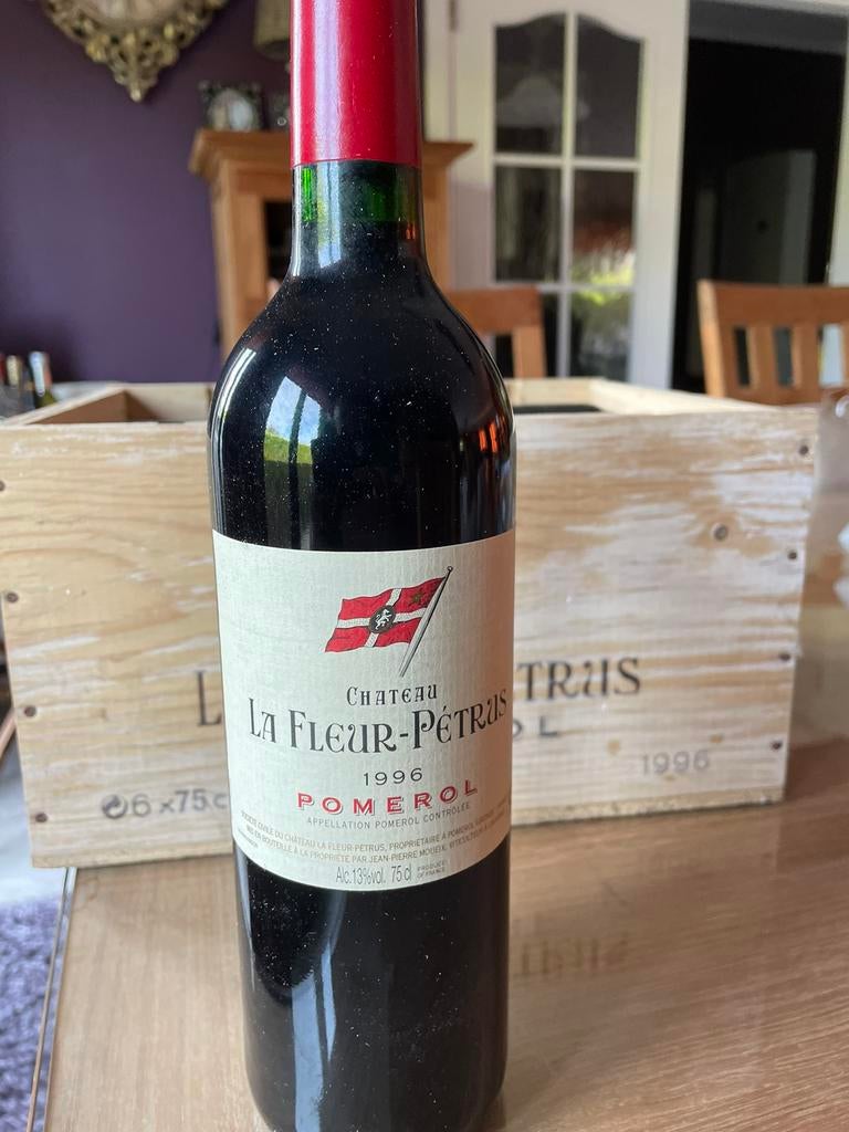 La Fleur Petrus 1996 OWC 6, Ophalen, Frankrijk, Zo goed als nieuw, Rode wijn