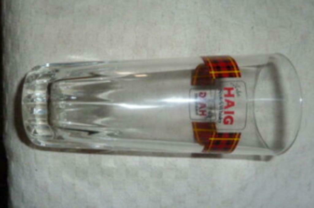 #F borrel / longdrink glas JOHN HAIG Scotch Whisky, Verzamelen, Ophalen of Verzenden, Nieuw, Borrel- of Shotglas