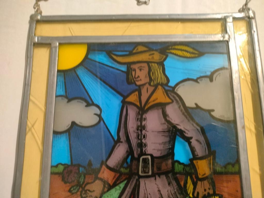 🪶 Zeer mooi glas in lood - klaar om uw raam op te fleuren, Ophalen