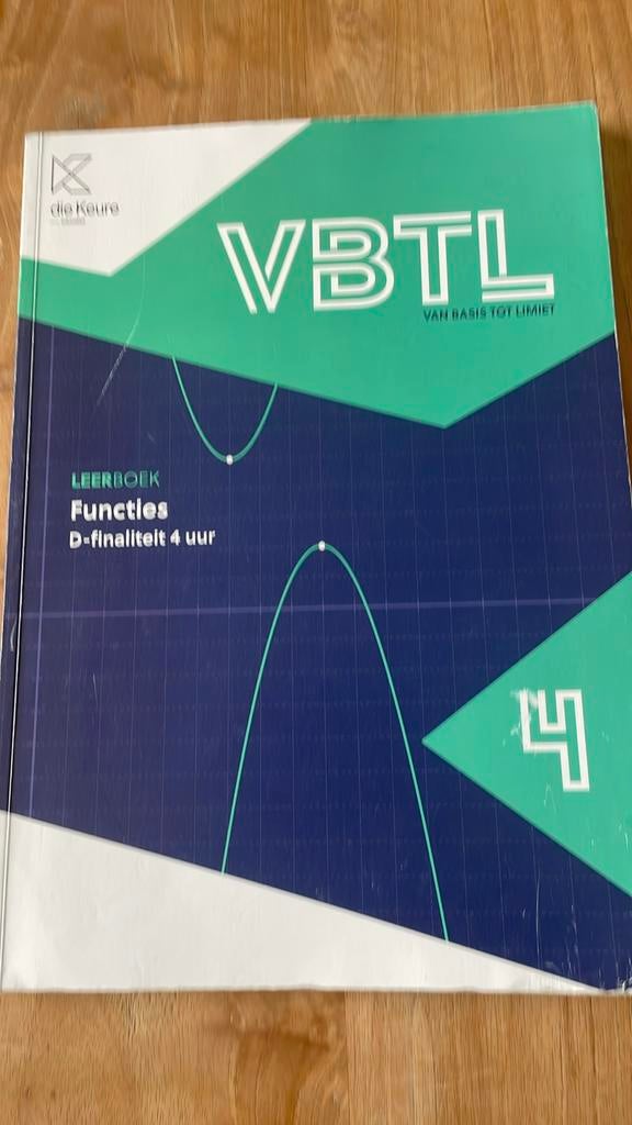 Vbtl4 functies d-finaliteit 4 uur, Enlèvement ou Envoi, Comme neuf