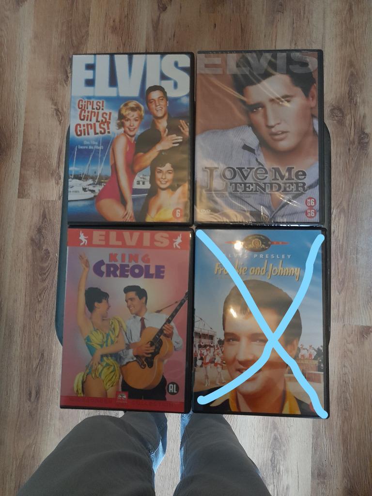 Elvis Presley – 6 films + 2 boeken, Vanaf 6 jaar, Verzenden, Zo goed als nieuw