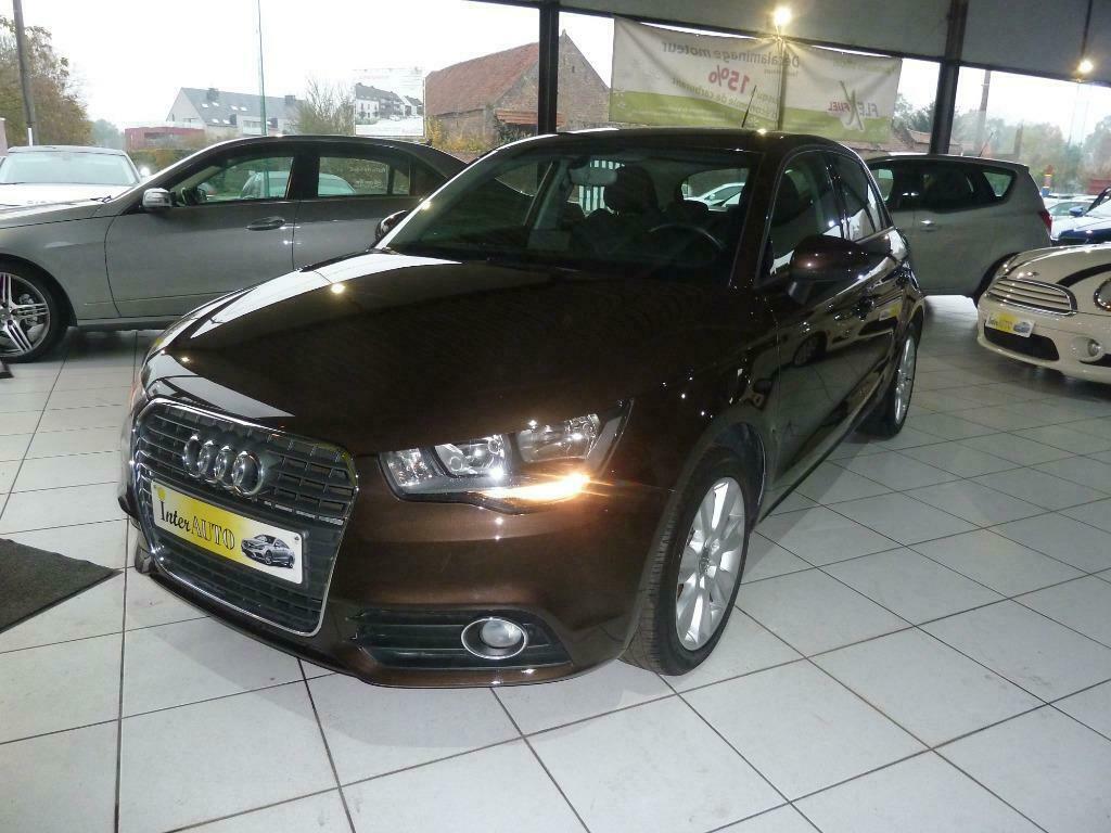 AUDI A1 1.6TDI 60600KM PREP GPS, Autos, Euro 5, Entreprise, Boîte manuelle, Noir