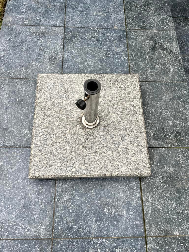 Terras steen 55 kg voor parasol, Ophalen, Gebruikt