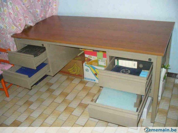 bureau métallique " qualité pro" avec 4 tiroirs *** VENDU **, Bricolage & Construction, Enlèvement, Utilisé