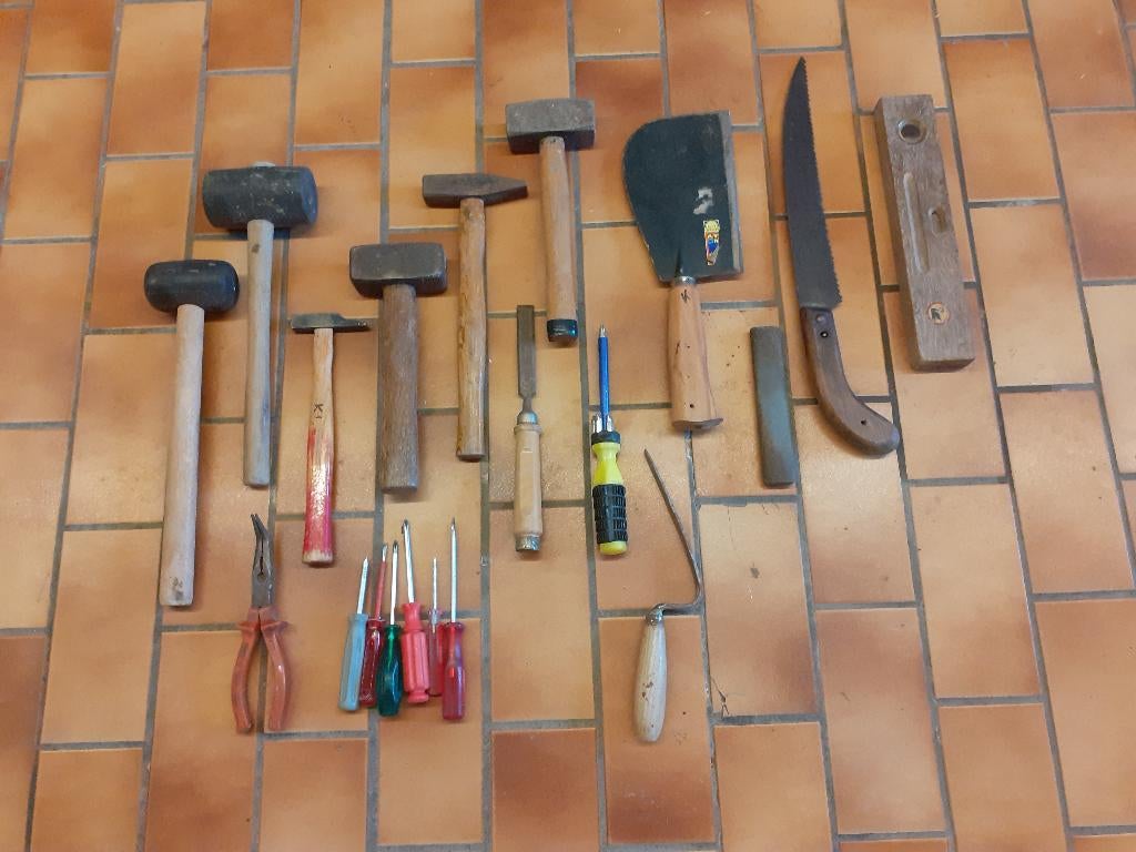 handgereedschap, Ophalen, Gebruikt