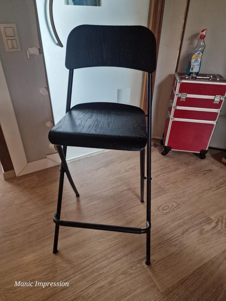 Zwarte barkrukken. Zithoogte 70cm prijs is voor 3 stuks, Huis en Inrichting, Barkrukken, Ophalen