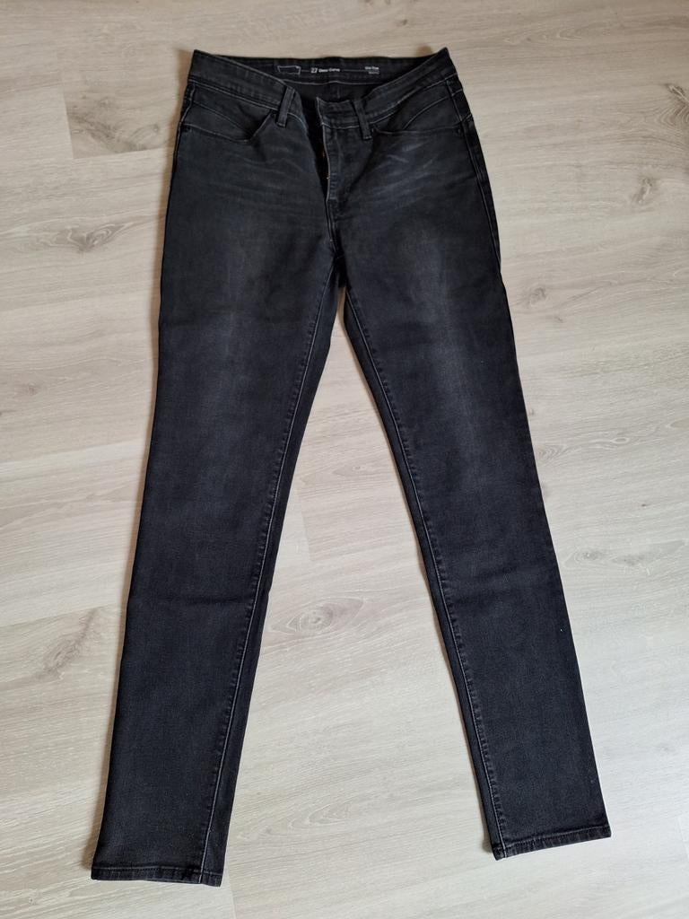 Levi's jeans, Zwart, Ophalen of Verzenden, Zo goed als nieuw, W27 (confectie 34) of kleiner