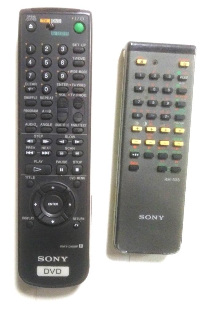 Sony afstandsbediening voor TV, DVD en videorecorder, Audio, Tv en Foto, Afstandsbedieningen, Gebruikt, Origineel, Dvd, Tv, Vhs