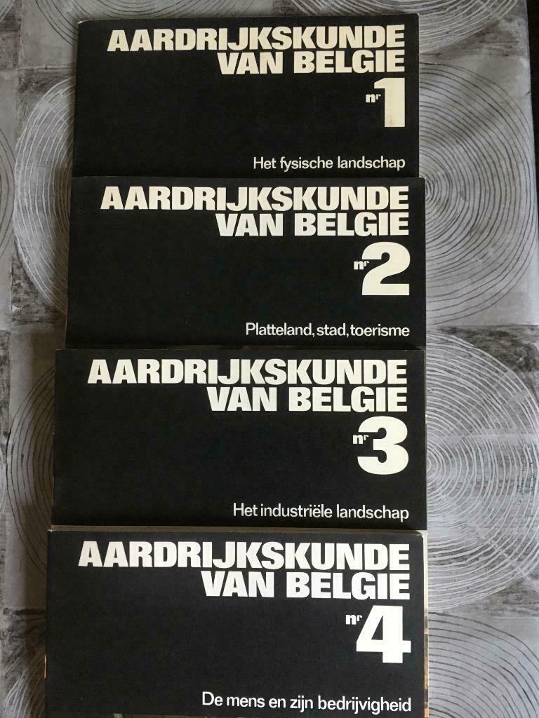 Jacques Aardrijkskunde van België 4 delen, Verzamelen, Ophalen of Verzenden, Gebruikt