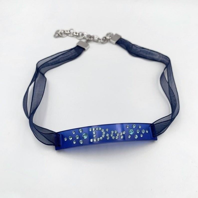 Authentieke Christian Dior choker ketting, Ophalen of Verzenden, Nieuw, Overige materialen, Verstelbaar
