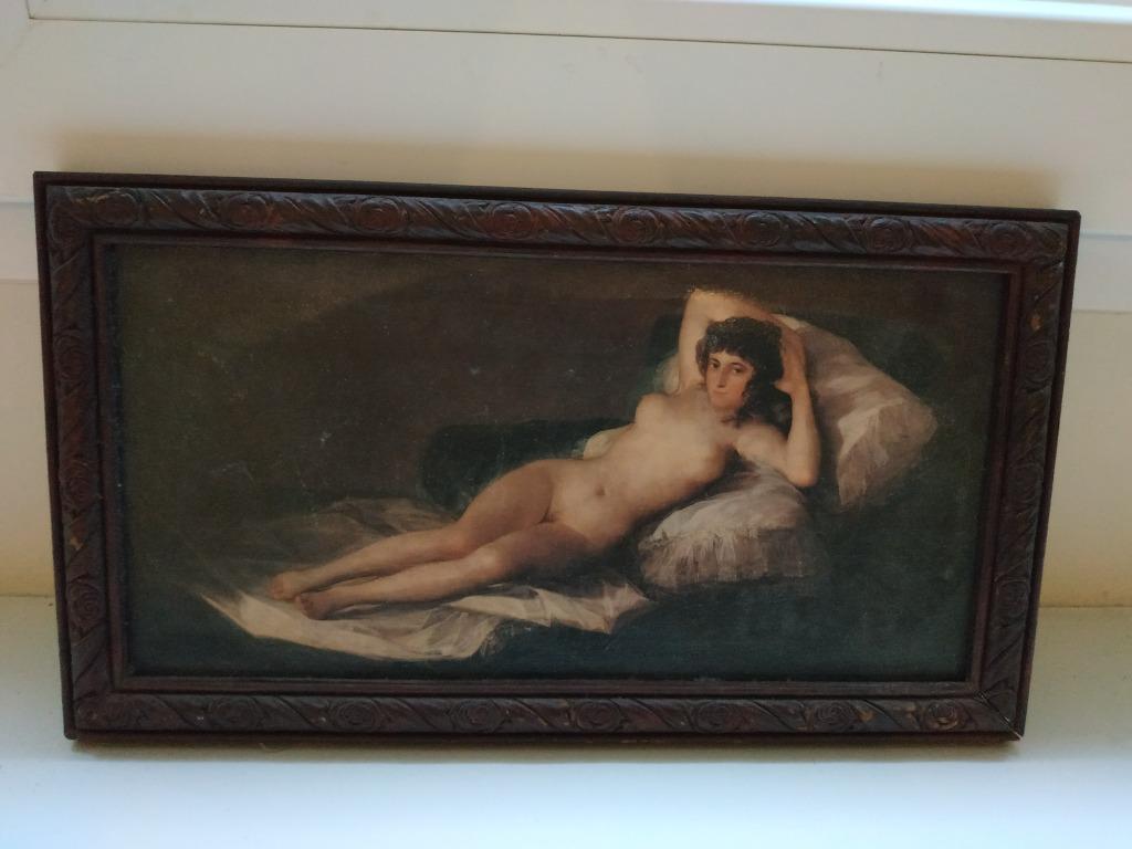 Copie de La Maja desnuda, Ophalen