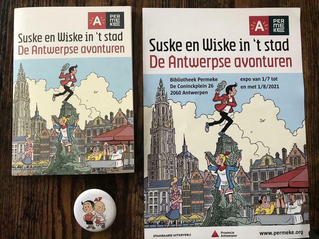 ♦️S&W🗯 Suske & Wiske in 't Stad + Pin, Verzamelen, Ophalen of Verzenden, Suske en Wiske, Zo goed als nieuw