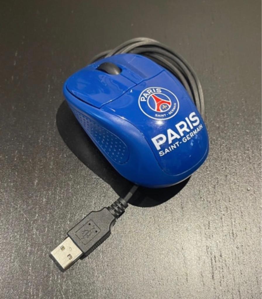 Souris d'ordinateur de l'équipe de football du PSG, Enlèvement ou Envoi, Comme neuf, Autres types