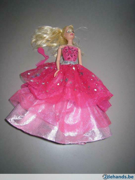 Prachtige Barbie pop (uit een modesprookje), Ophalen of Verzenden, Gebruikt, Barbie