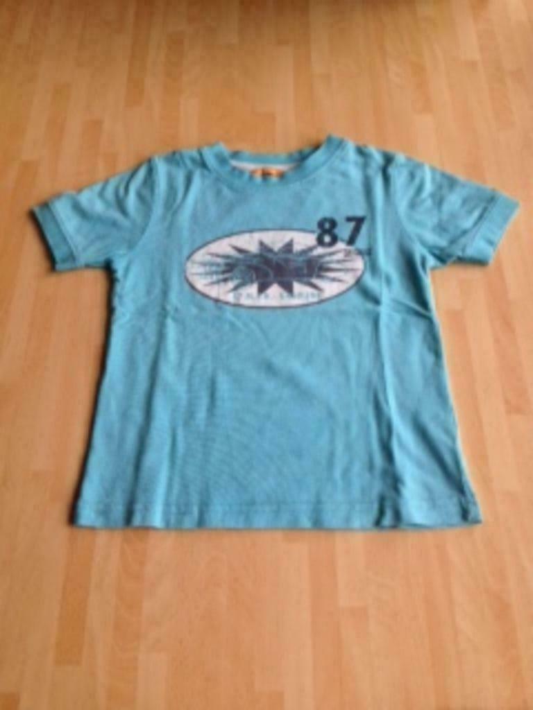 Blauw t-shirt 98/104, Enlèvement ou Envoi, Utilisé, Hema