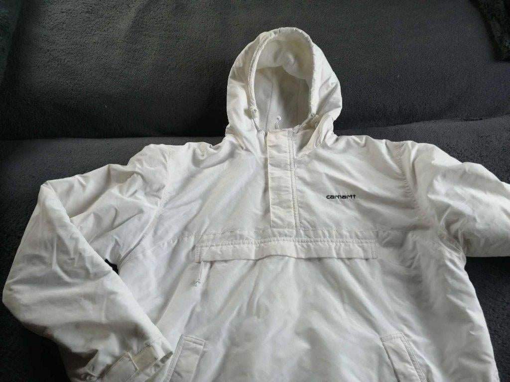 Jas winter wit merk carhartt – maat l nieuwprijs 186 euro, Kleding | Heren, Maat 52/54 (L), Wit, Carhartt, Ophalen of Verzenden