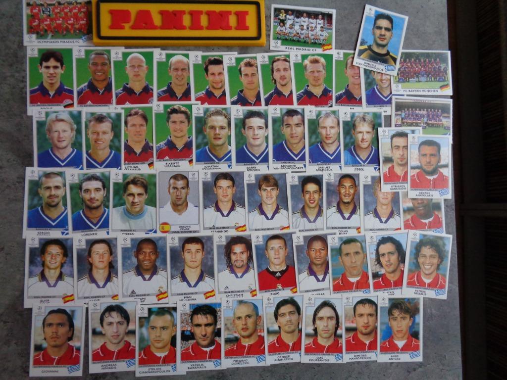 PANINI VOETBAL STICKERS CHAMPIONS LEAGUE 1999 77x, Verzenden