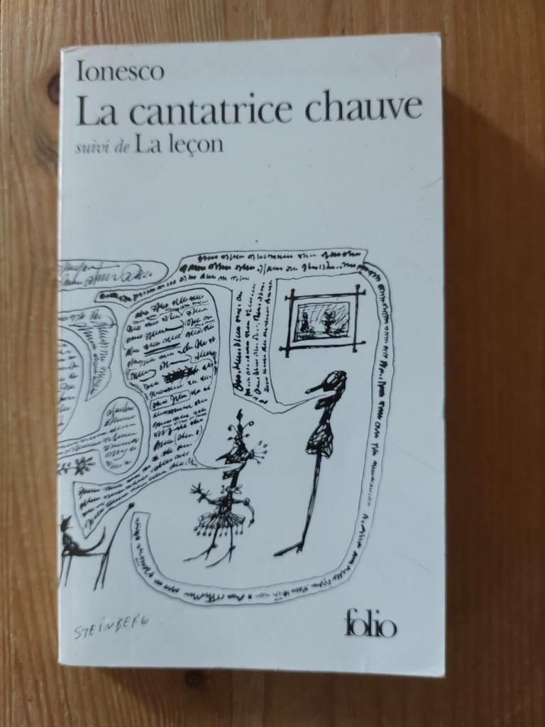 La cantatrice chauve suivi de La Leçon de Ionesco, Gelezen, Frans