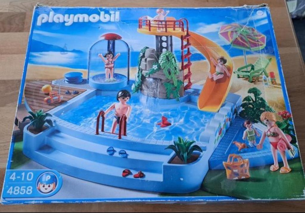 Playmobil zwembad (Nr 4858), Ophalen, Zo goed als nieuw