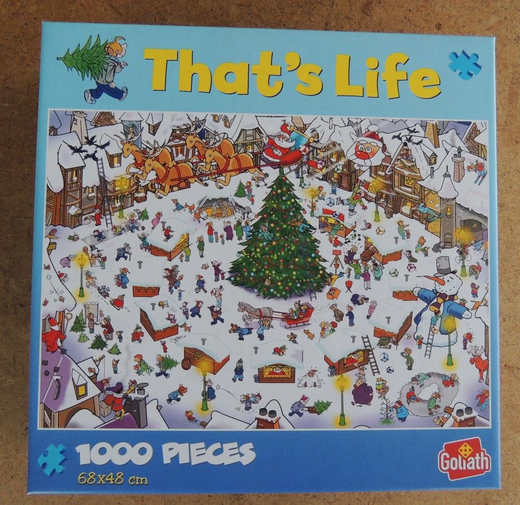 Puzzle 1000 pièces - That's life - Le marché de Noël, Ophalen, Legpuzzel
