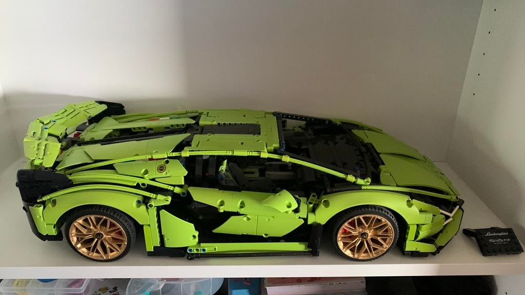 Lego Technic Lamborghini Sian, Ophalen of Verzenden, Zo goed als nieuw