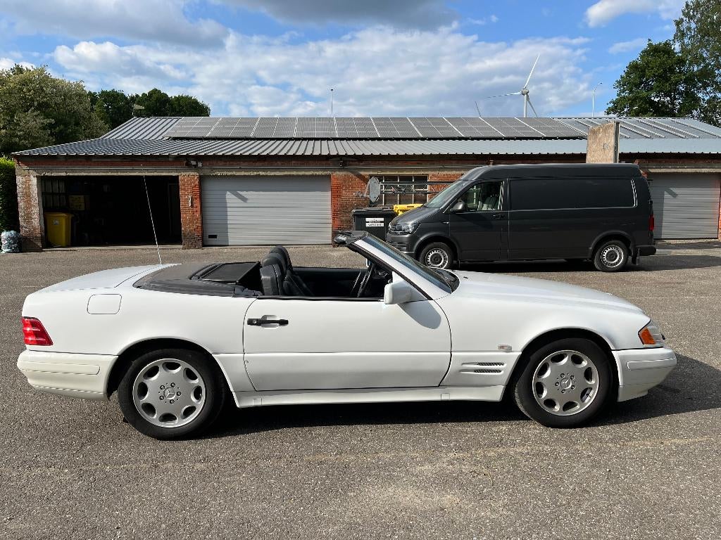 mercedes 500sl, Auto's, Mercedes-Benz, Automaat, Achterwielaandrijving, Cabriolet, Wit