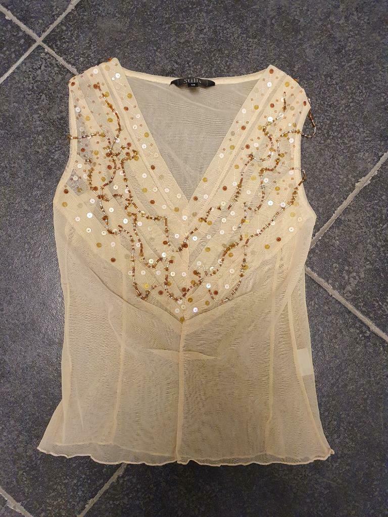 Transparante top van Stills, Kleding | Dames, STILLS, Beige, Nieuw, Ophalen of Verzenden