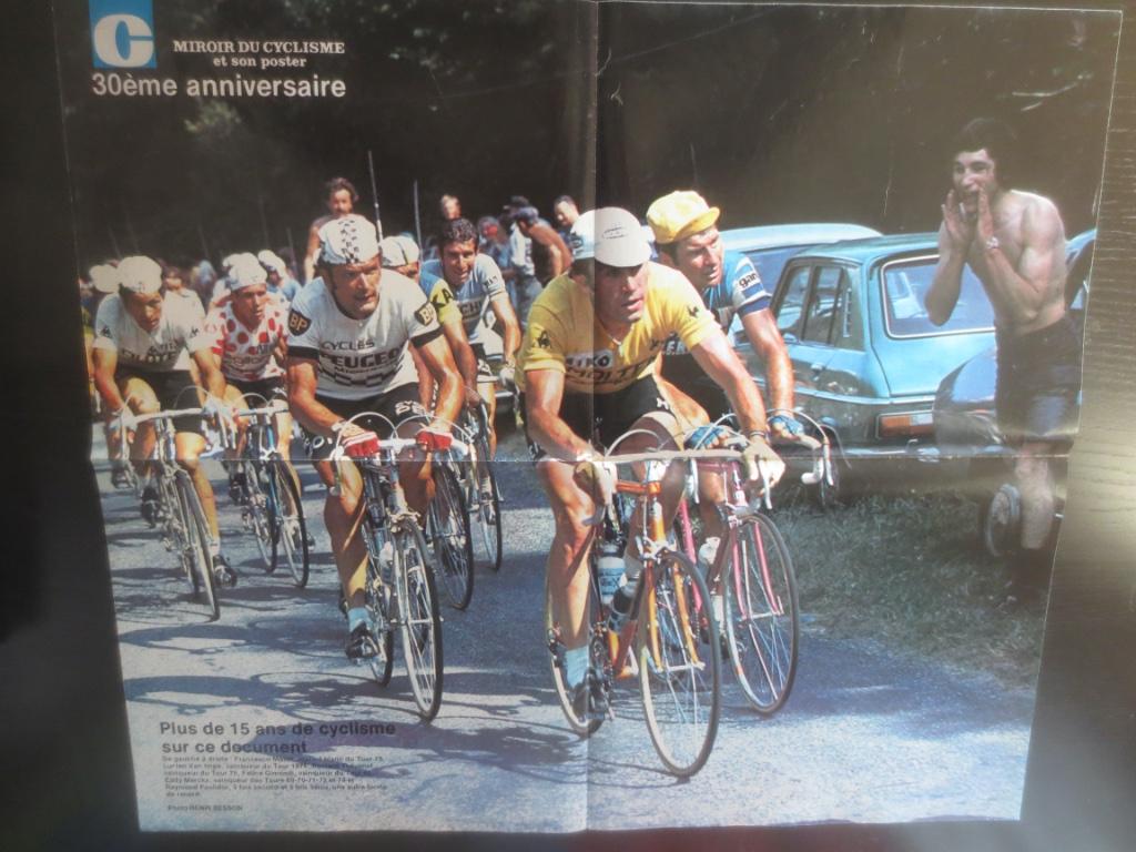 wielerposter 1975 team  tour  eddy merckx  van impe ,gimondi, Verzenden, Gebruikt