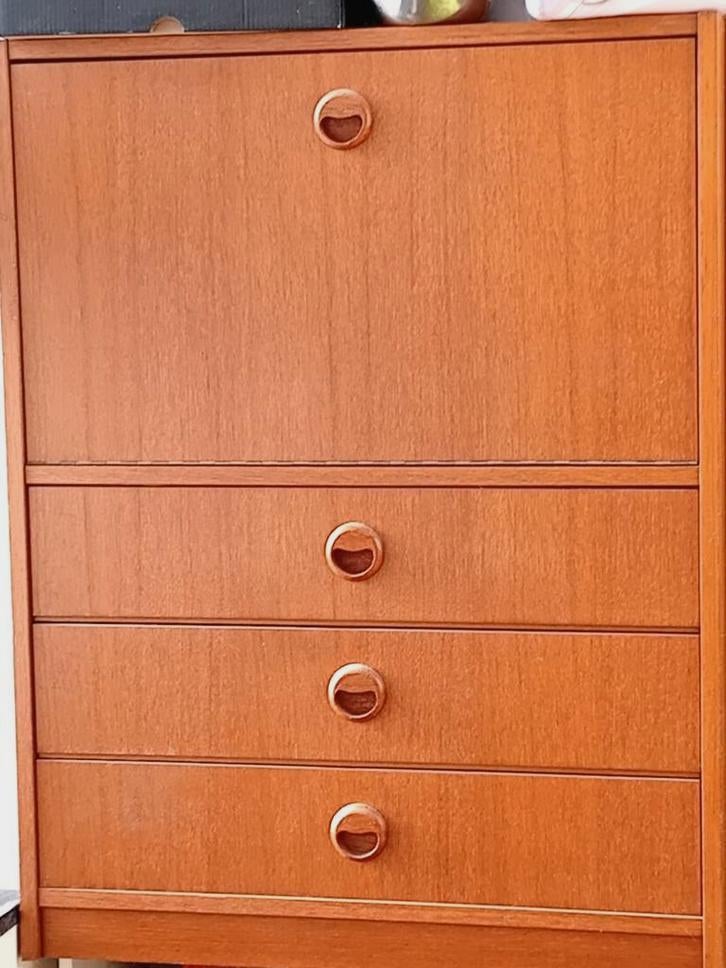 🔶 Prachtig design XXe barmeubel ️ Kaptafel met spiegel, sec, Antiek en Kunst, Antiek | Meubels | Tafels, Ophalen