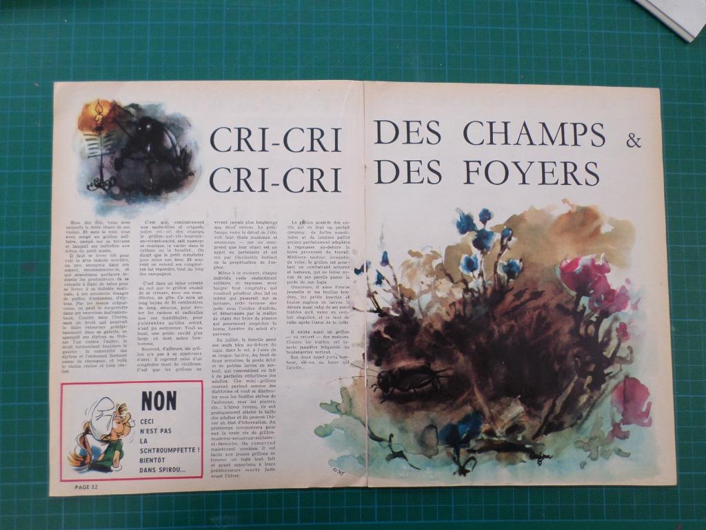 Hausman - article illustré - cri-cri des champs... - 1966, Ophalen of Verzenden, Overige figuren, Gebruikt, Overige typen